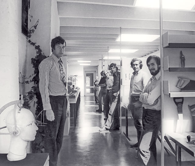 DCA Design Consultants team, black-and-white studio portrait