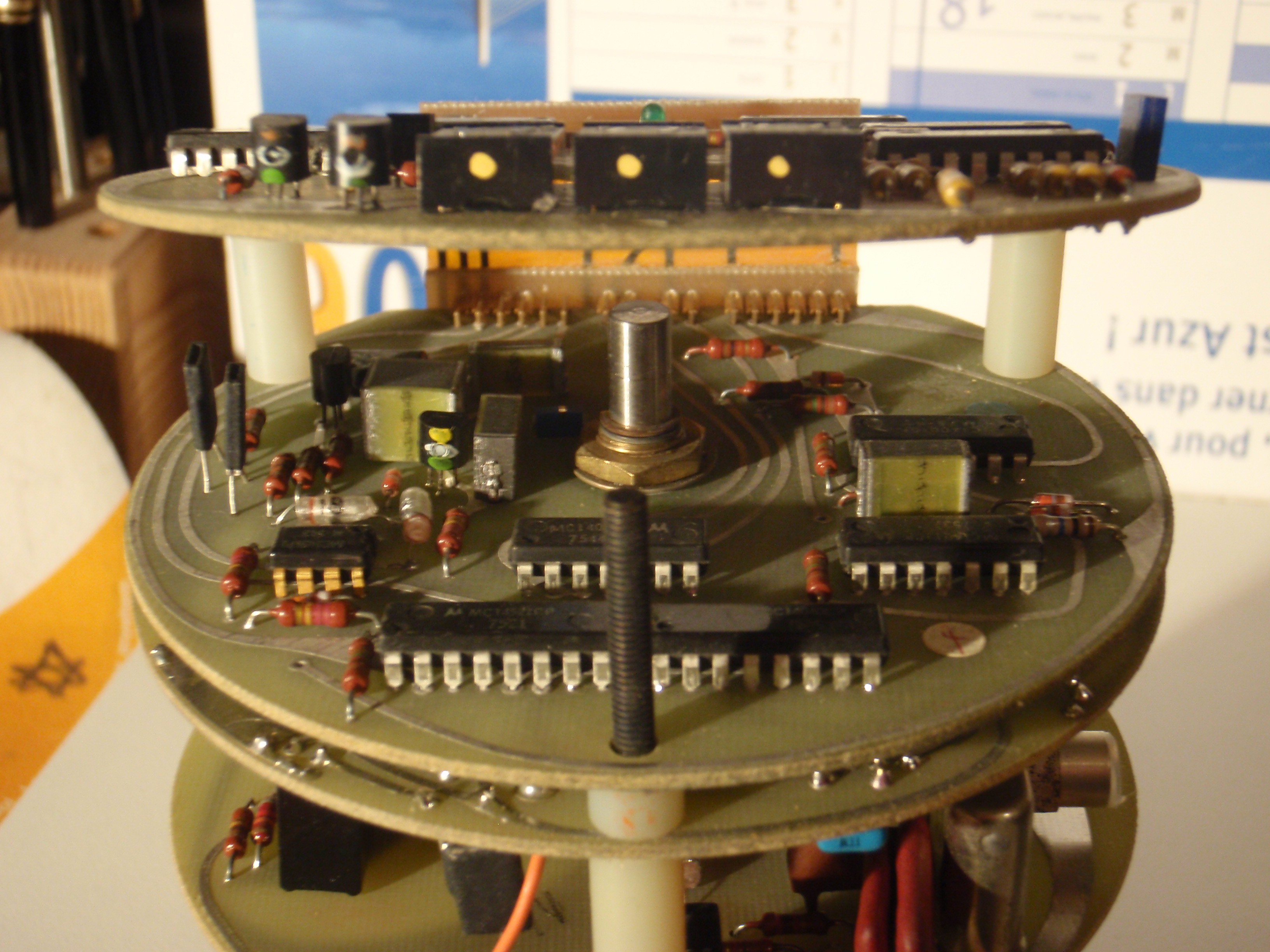 LED display module and front-panel assembly for GT2101